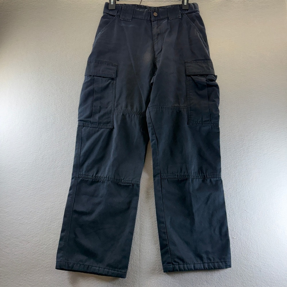 5.11 Tactical Series Men Cargo Pants Navy Blue Utility Work Trousers Small Short